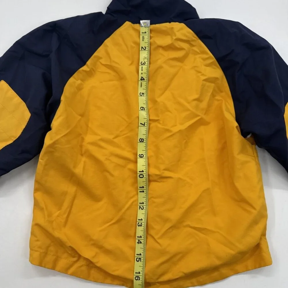 Vintage Bob The Builder Jacket Boys Toddler 4T Yellow Windbreaker Embroidered - Picture 10 of 14